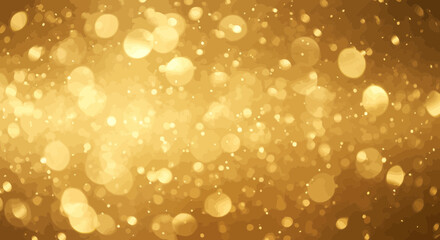 Abstract golden bokeh background for festive events and celebrations backdrop