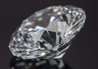 A Sparkling Diamond Close-Up