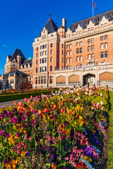 Fototapeta premium Fairmont Empress Hotel in Victoria, Canada