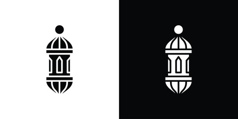 Arabic Lamp icon Vector Logo Template for graphic and web design.
