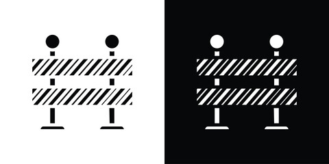 Barrier icon Vector Logo Template for graphic and web design.