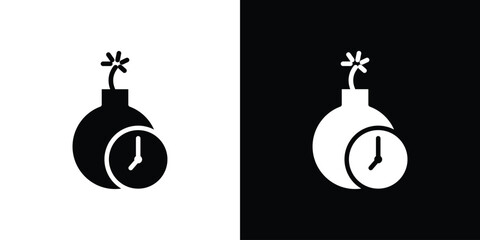 Deadline icon Vector Logo Template for graphic and web design.