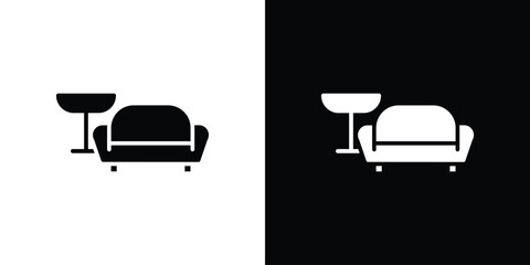 Lounge icon Vector Logo Template for graphic and web design.