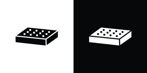 Mattress icon Vector Logo Template for graphic and web design.