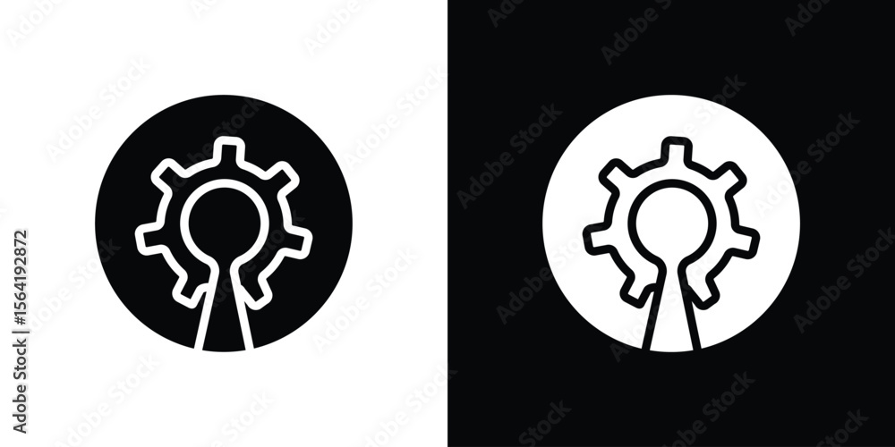 Aufkleber open source icon vector logo template for graphic and web design.