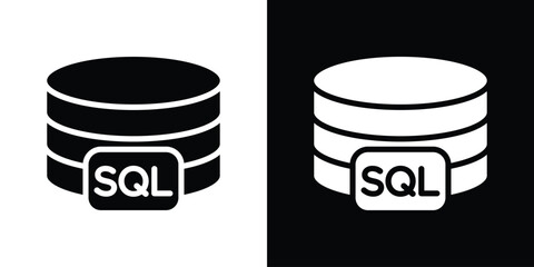 SQL icon Vector Logo Template for graphic and web design.