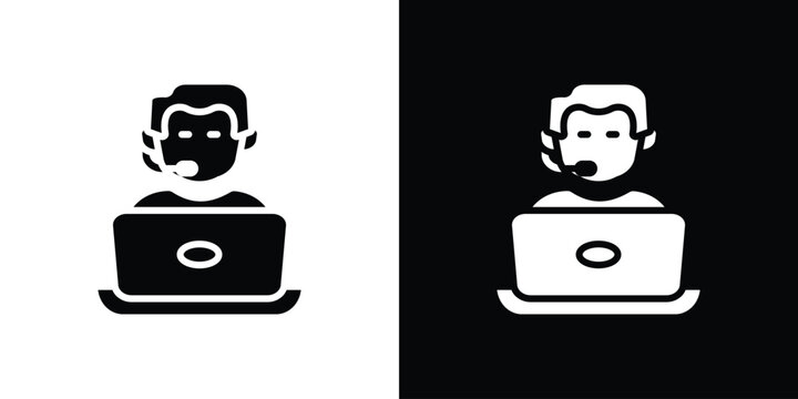 Tech support icon Vector Logo Template for graphic and web design.