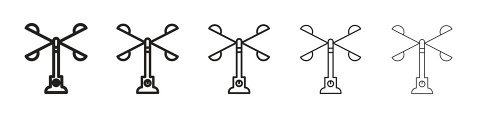 Anemometer icon for your web site design, logo, app, UI.