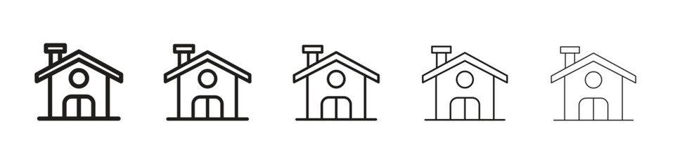 Chalet icon for your web site design, logo, app, UI.