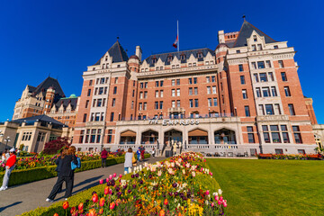 Obraz premium Fairmont Empress Hotel in Victoria, Canada