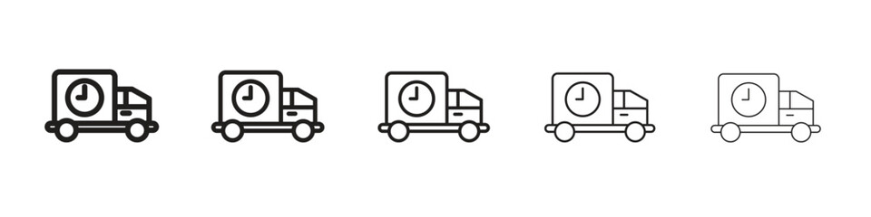 Delivery delay icon for your web site design, logo, app, UI.