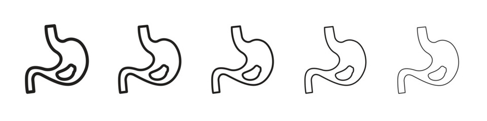 Stomach with Liquids icon for your web site design, logo, app, UI.