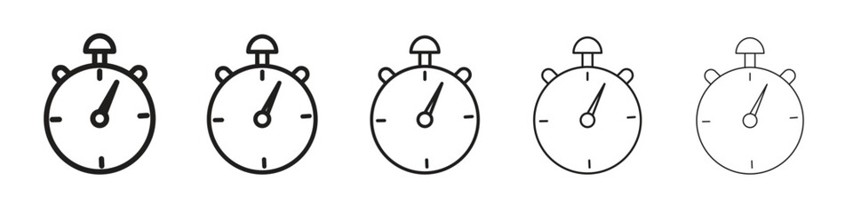 Stopwatch icon for your web site design, logo, app, UI.