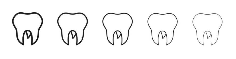 Tooth icon for your web site design, logo, app, UI.