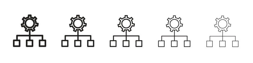 Workflow icon for your web site design, logo, app, UI.