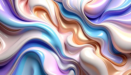 Abstract Colorful Swirl Background Design