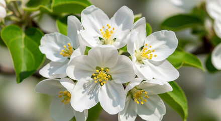 Apple Blossom Beauty Springtime Orchard Blooms