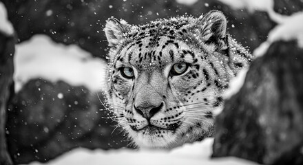 close up portrait of a leopard
