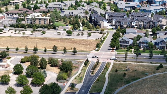 Aerial view of Lowry