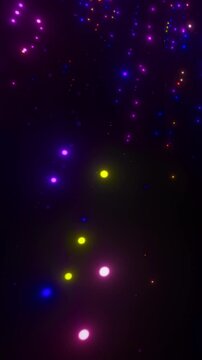 Abstract Blue and Pink Light Background Loop

