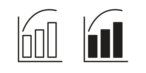Diminishing returns icon. Vector Illustration. Isolated vector Illustration. EPS Illustration.
