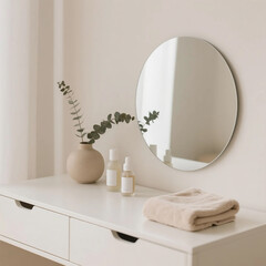 Natural Light Rustic Interior with Handmade Details and Textures