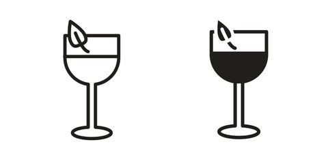 Gin icon. Vector Illustration. Isolated vector Illustration. EPS Illustration.