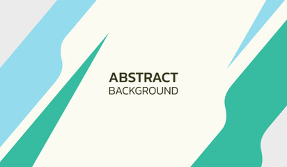 Blue and green cute color abstract geometric background vector illustration premium vector