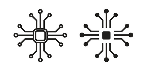 Hub icon. Vector Illustration. Isolated vector Illustration. EPS Illustration.