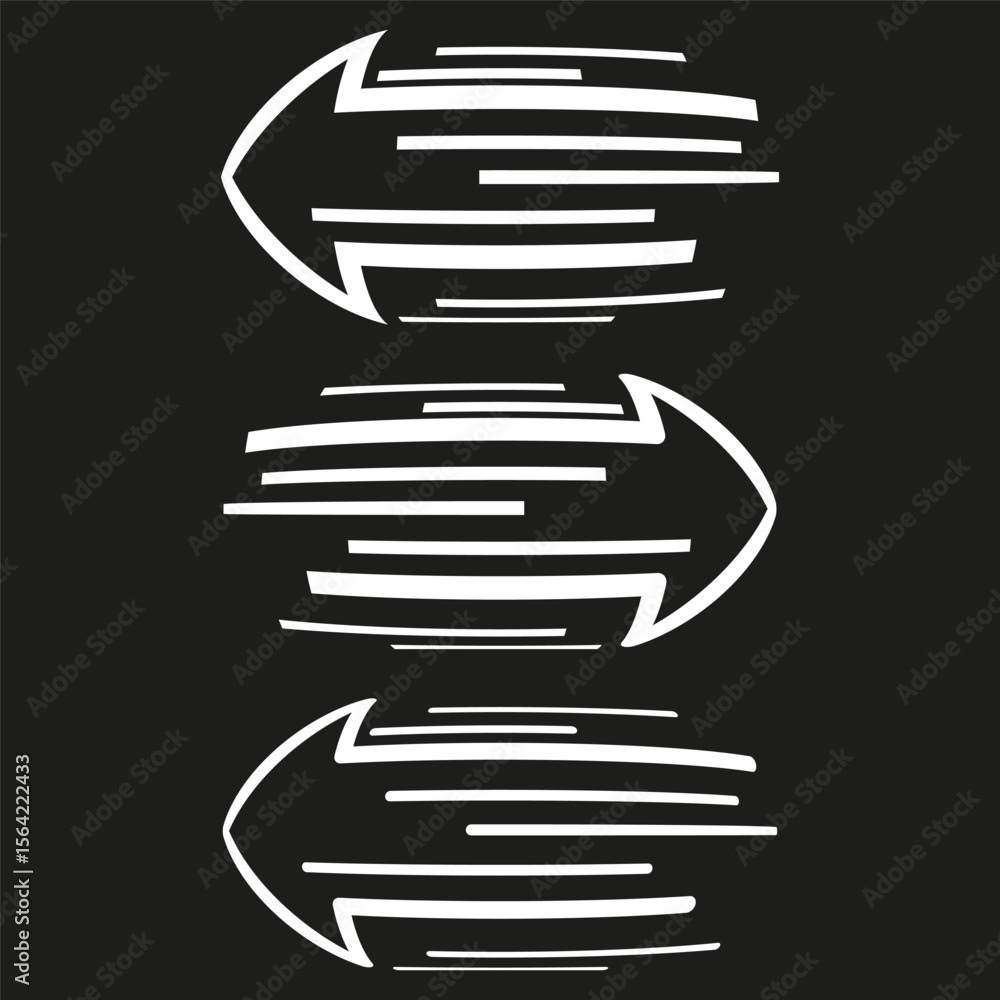 Poster alternate arrow icon. opposite flow arrows. rapid motion vector. bold contrast layout.