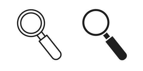 Investigate icon. Vector Illustration. Isolated vector Illustration. EPS Illustration.