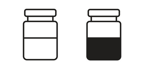 Jar icon. Vector Illustration. Isolated vector Illustration. EPS Illustration.