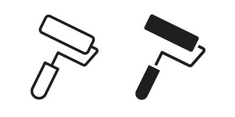 Paint roller icon. Vector Illustration. Isolated vector Illustration. EPS Illustration.