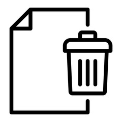 delete document icon