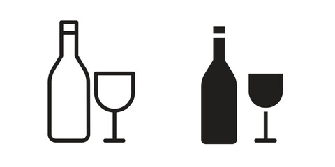 Vodka icon. Vector Illustration. Isolated vector Illustration. EPS Illustration.