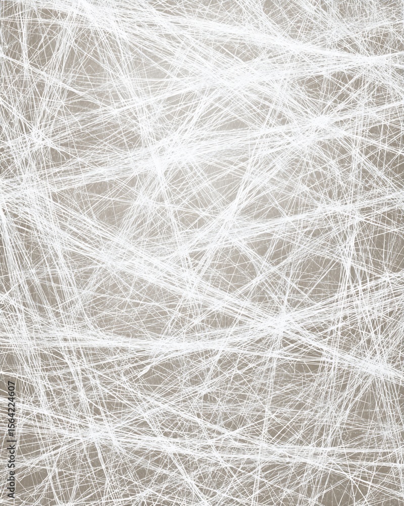 Aufkleber abstract lines and textures: an exploration of white strands on a soft background