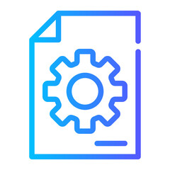 settings document icon