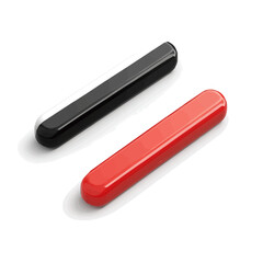 My A Simple flat 2D illustration pencil eraser isolated on transparent background, vector, animation design, simple flat 2D clipart, design by me. My vector design