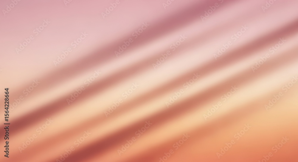Poster soft diagonal shadows overlaying a gradient sunset background abstract graphic design