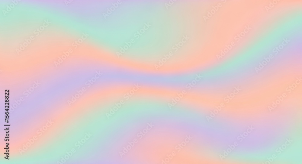 Poster soft pastel gradient wave smooth abstract background