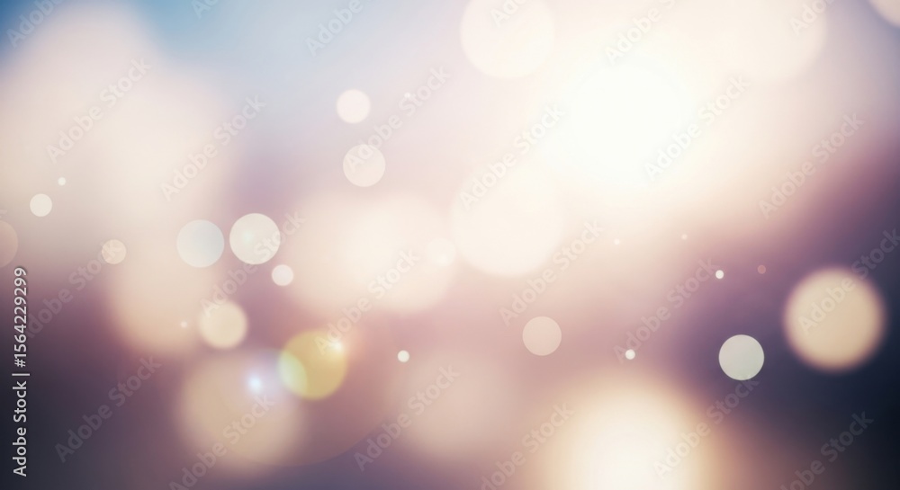 Poster abstract bokeh lights and soft glows for a dreamy atmosphere background