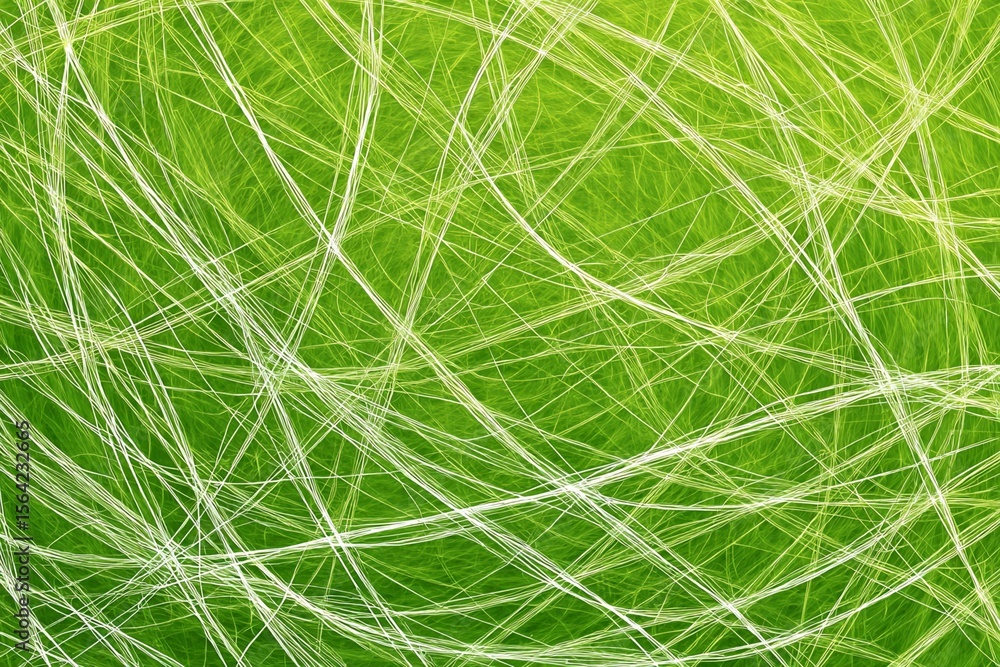 Aufkleber intricate patterns of light and motion in vibrant green background design