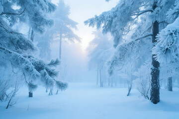 Dreamy Aesthetic Landscape with Soft Light and Natural Scenery