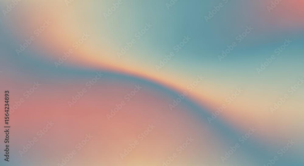 Aufkleber abstract background gradient soft pastel blend color flow dreamy swirl