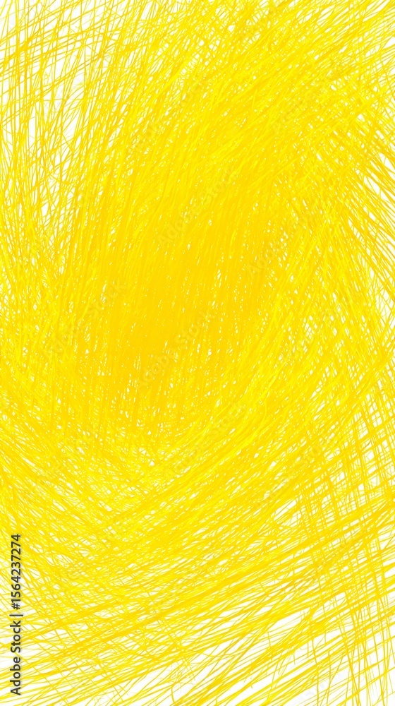 Aufkleber vibrant yellow abstract representation of dynamic movement and energy in artistic form