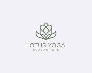 Lotus yoga logo