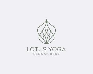 Lotus yoga logo