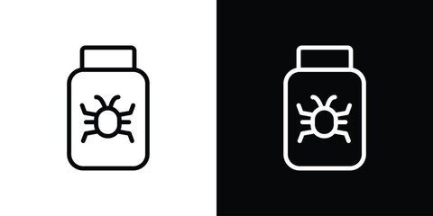 Pesticide icon graphic element Illustration template design