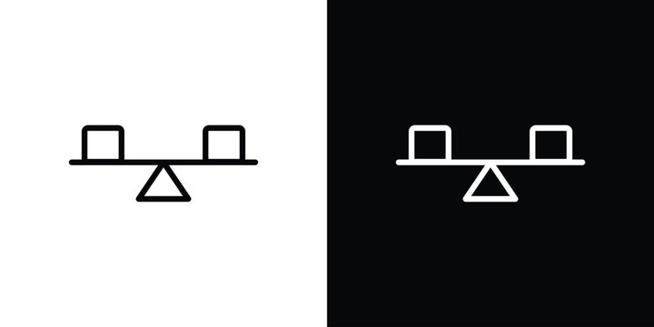 Stability icon graphic element Illustration template design