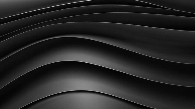 Gray Wave Swirl Fold Abstract Background